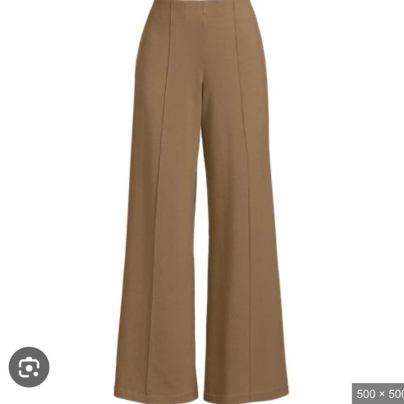 Lands' End Pants - Lands End Starfish High Rise Palazzo Pants Coriander SZ L (14-16)